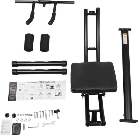 Máquina de exercício abdominal para uso doméstico, menos estresse no pescoço, costas e ombros, equipamento de fitness abdominal/core