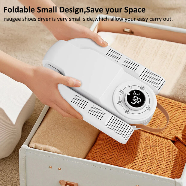 Máquina para secagem de sapatos 220v, sapatos, tênis, botas,chinelos, com hastes dobráveis, portátil