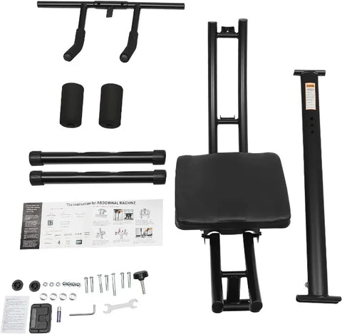 Máquina de exercício abdominal para uso doméstico, menos estresse no pescoço, costas e ombros, equipamento de fitness abdominal/core