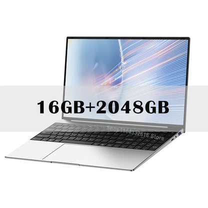 Notebook GAMER 15.6 ",  Intel n3700, Ultra Fino, 16gb ram, 2tb, ssd, 1920*1080, Display PC Windows 11, Computador de Estudo, de Escritório