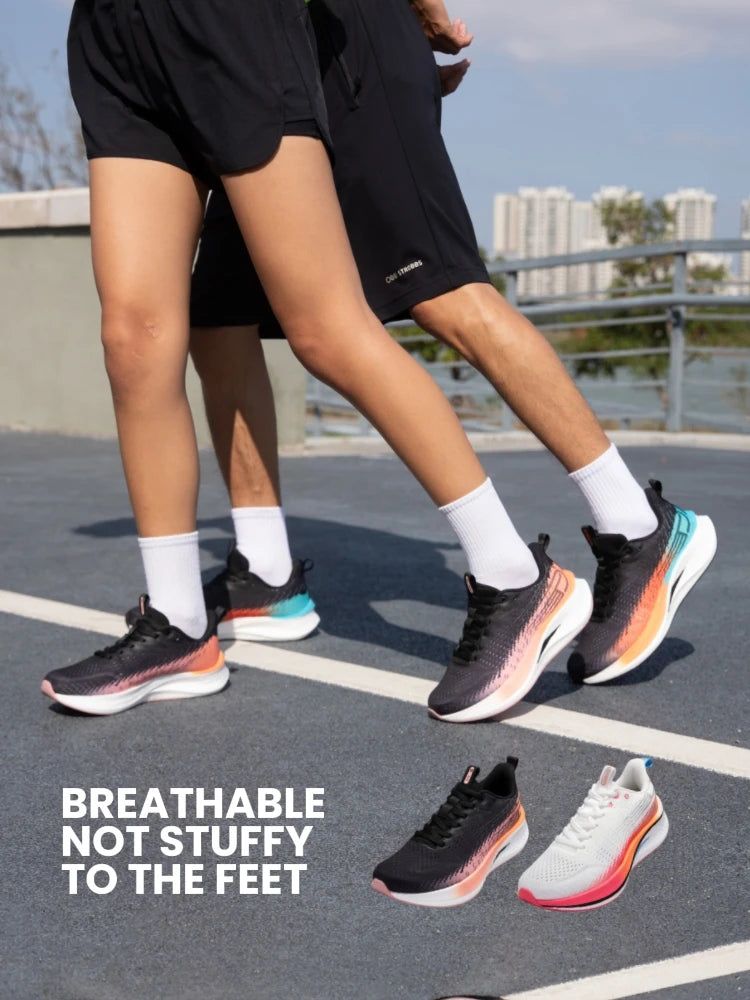 Tênis feminino, leves, respiráveis, antiderrapantes, placa de carbono,esportivos, profissionais