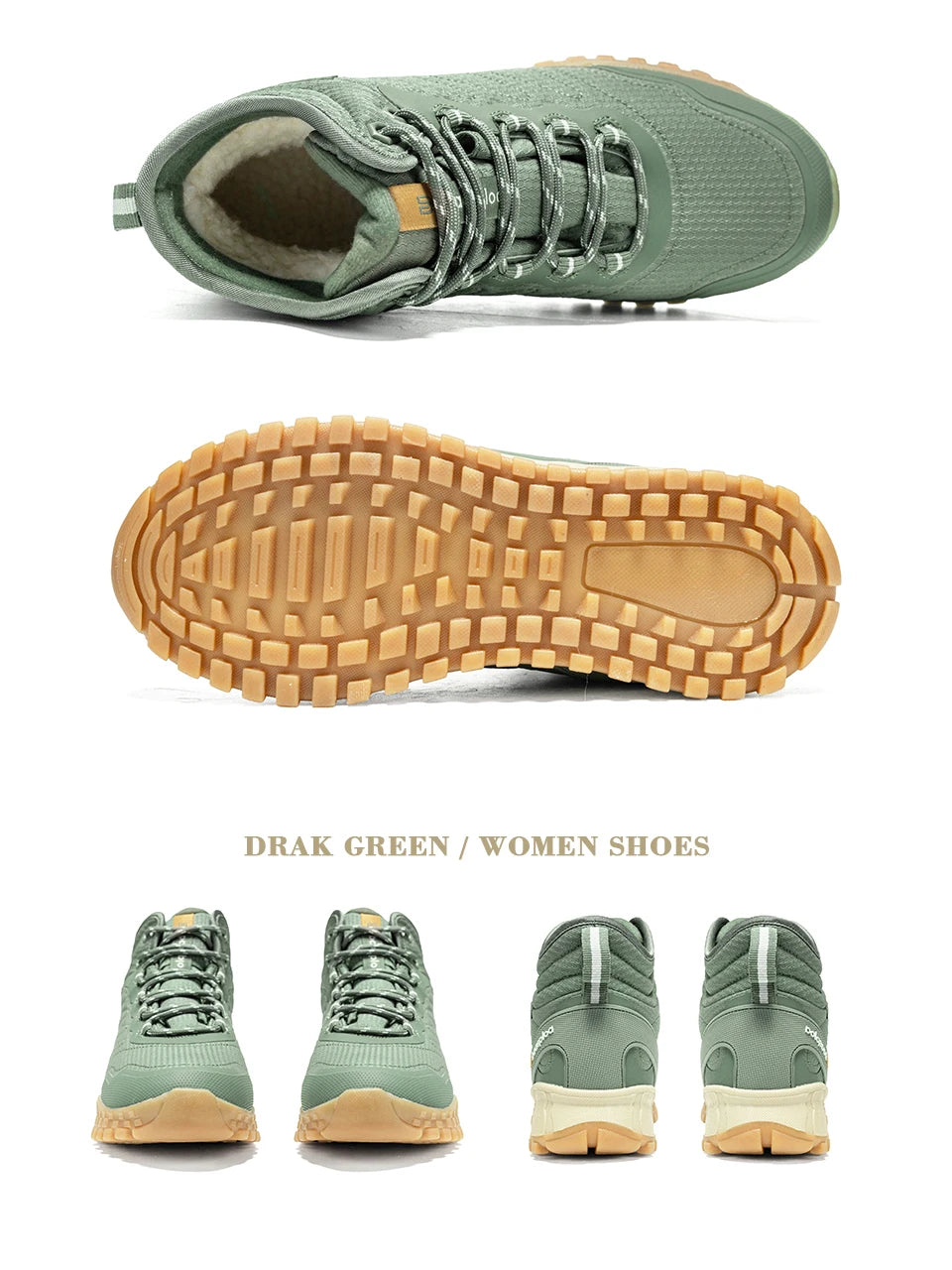 Botas de neve, tênis feminino, impermeável, de pelúcia quente, antiderrapante, invernos rigorosos