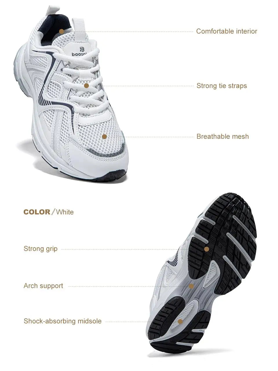 Tênis feminino, leves, respiráveis, esportivos, malha de renda, confortável, casuais, de borracha antiderrapante