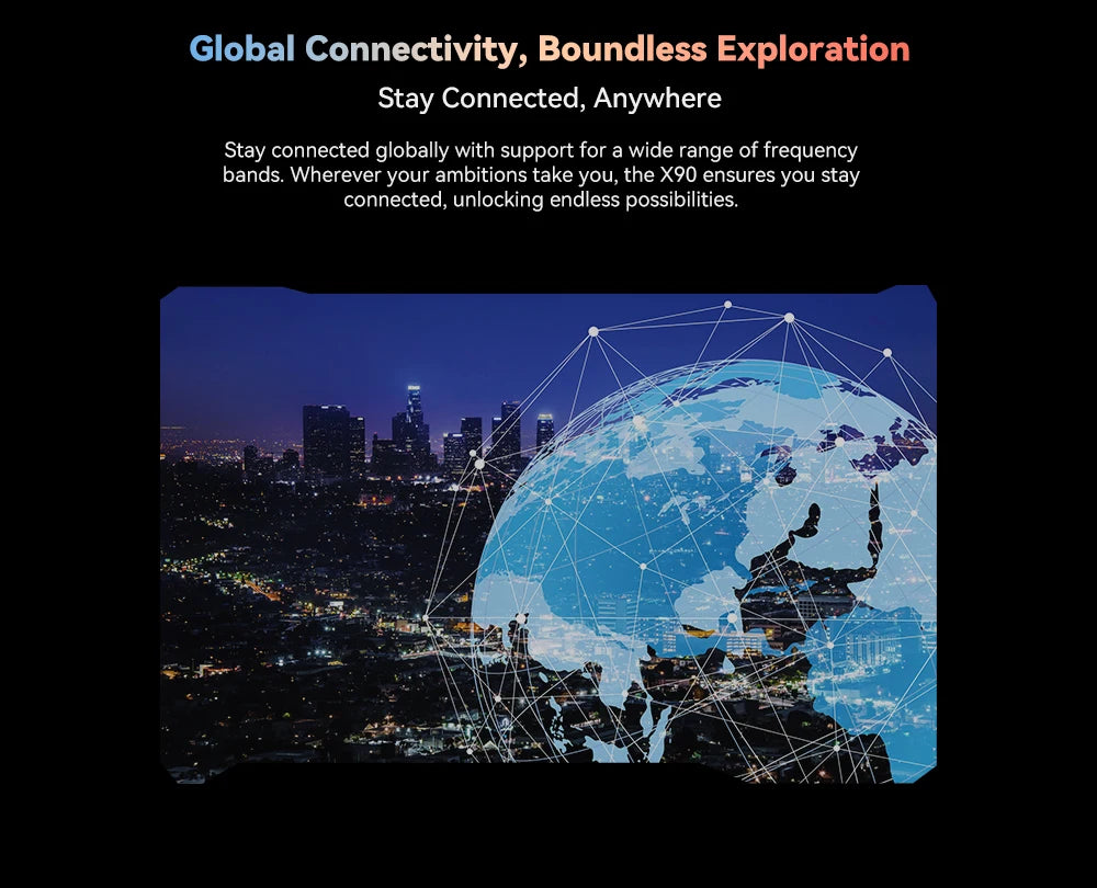 CUBOT X90, Smartphone Android 14, Tela curva AMOLED de 6,67 polegadas de 120 Hz, 32 GB de RAM (16 GB + 16 GB estendidos), 256 GB de ROM