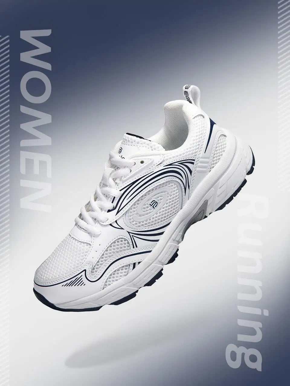 Tênis feminino, respiráveis, leves, brancos,  esportivos, malha de rendas, confortável, antiderrapante, para caminhada, corrida