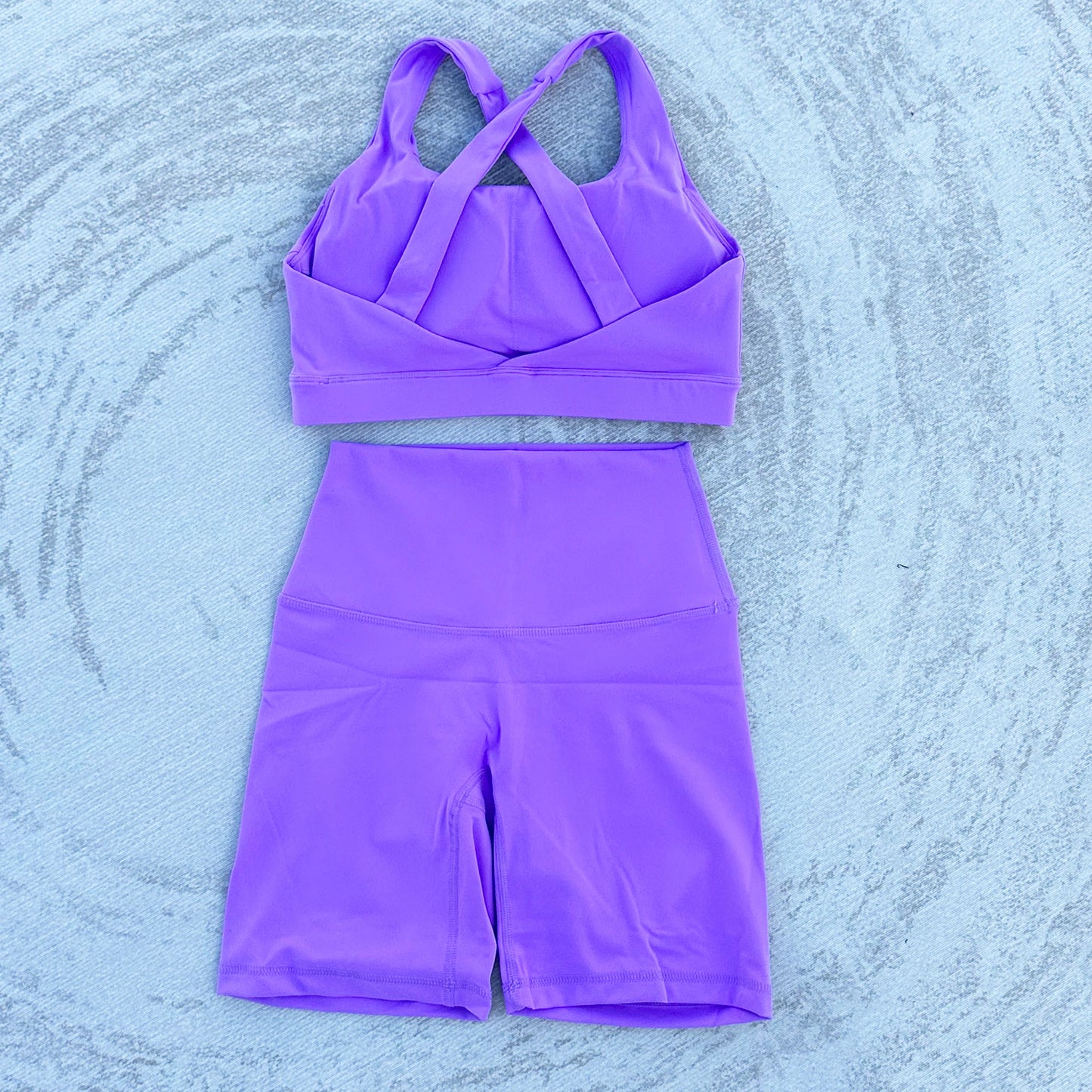 Conjunto feminino de yoga, 2 pçs, esporte, terno,sutiã e shorts, cintura alta, fitness