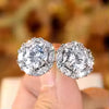 Brincos feminino de zircônia cúbica, luxuosos e modernos, para casamento e noivado, joias deslumbrantes