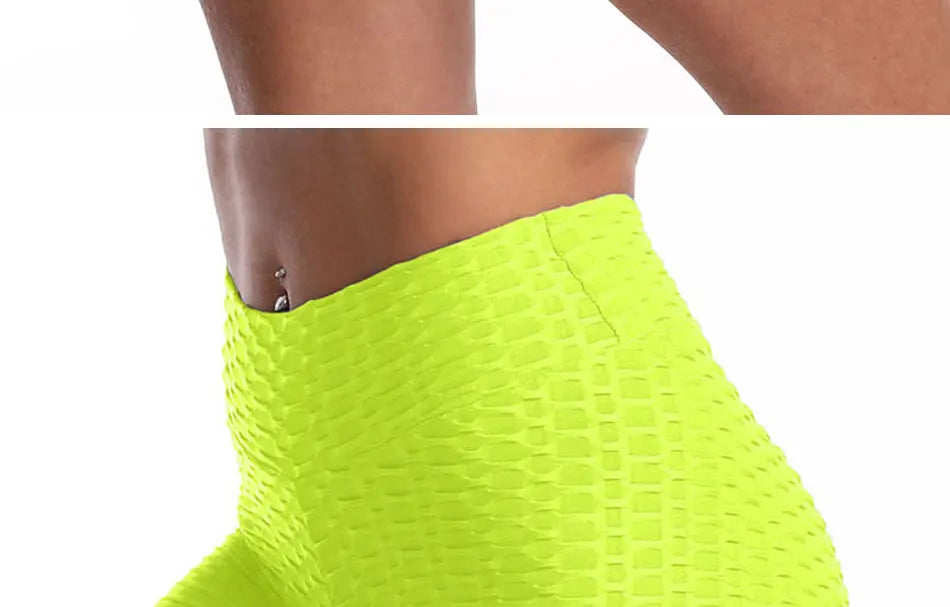 Shorts feminino de yoga, respirável, de três pontos, em jacquard, esportes fitness, levanta as nádegas, sexy,