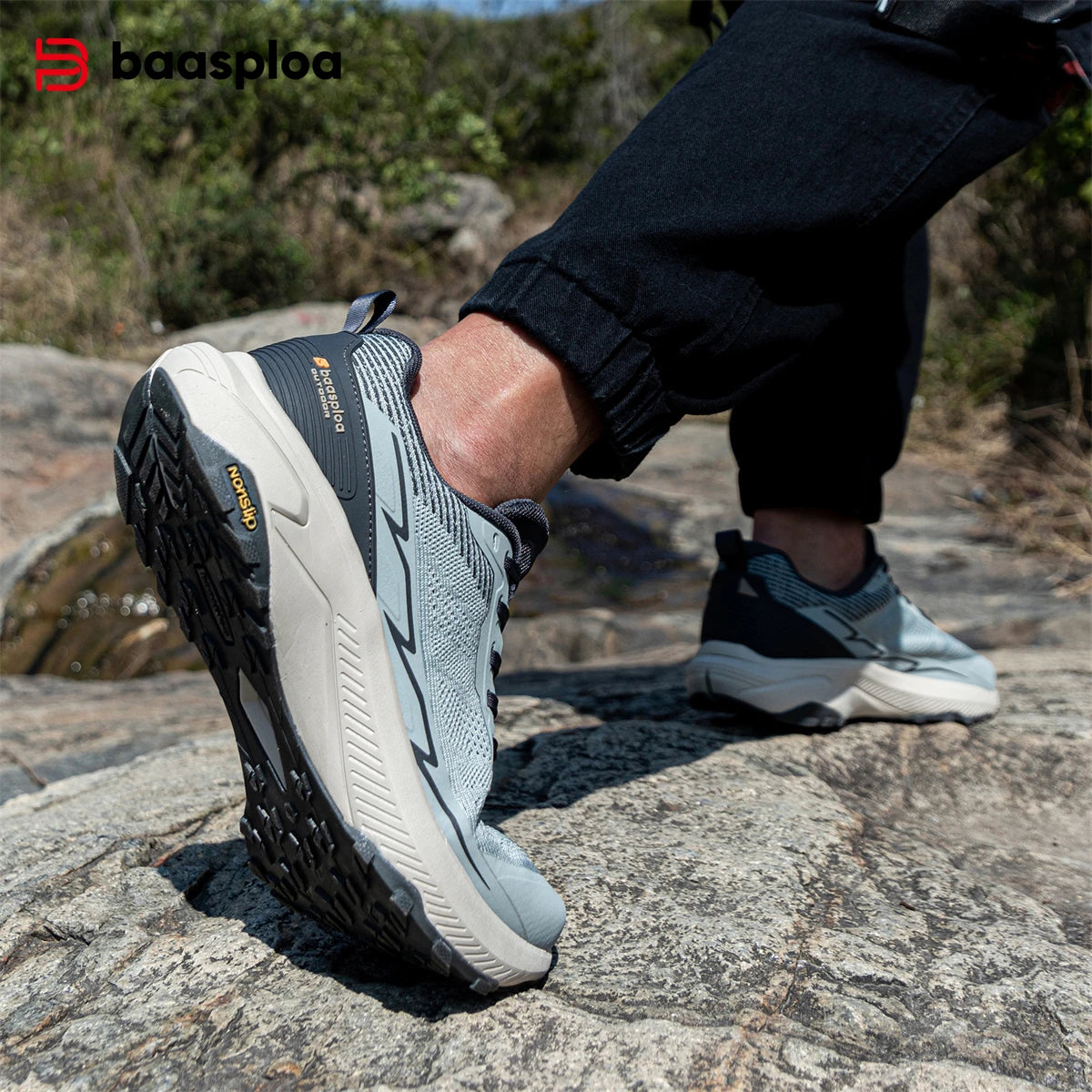 Tênis masculinos de caminhada, de malha respirável, antiderrapante, resistente ao desgaste, leve, confortável, casual