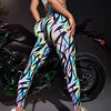 Calças Feminina Push Up para Treino, Leggings Tie Dye Sem Costura para Academia, Yoga,Esportivas, Calças Justas de Cintura Alta para Fitness Feminino