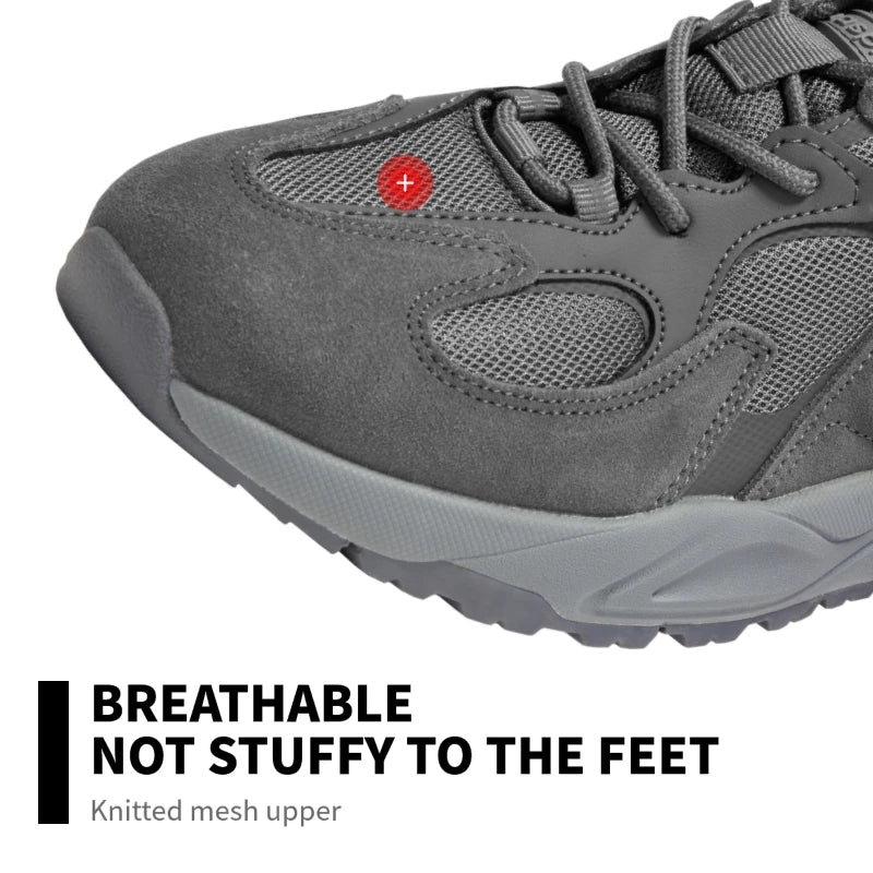 Tênis casuais masculinos, caminhada, malha respirável, conforto, esportivos, rendas, antiderrapante