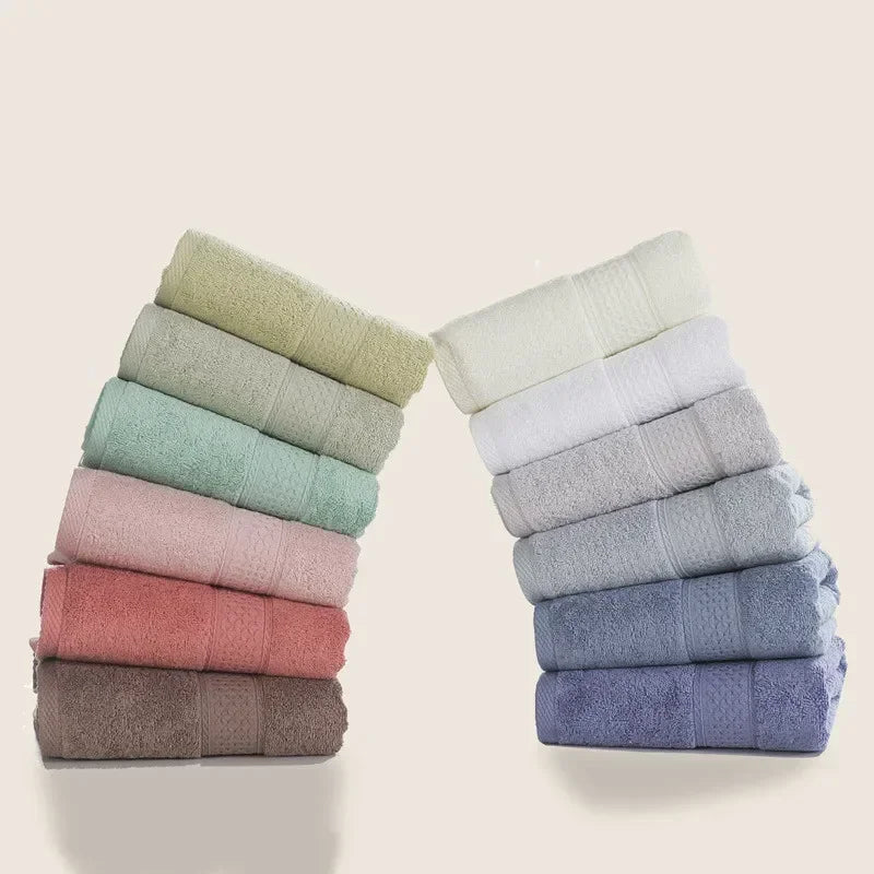 Toalha de banho grande superabsorvente de algodão espessada, toalha de banho macia e espessada, toalha confortável para viagem no banheiro