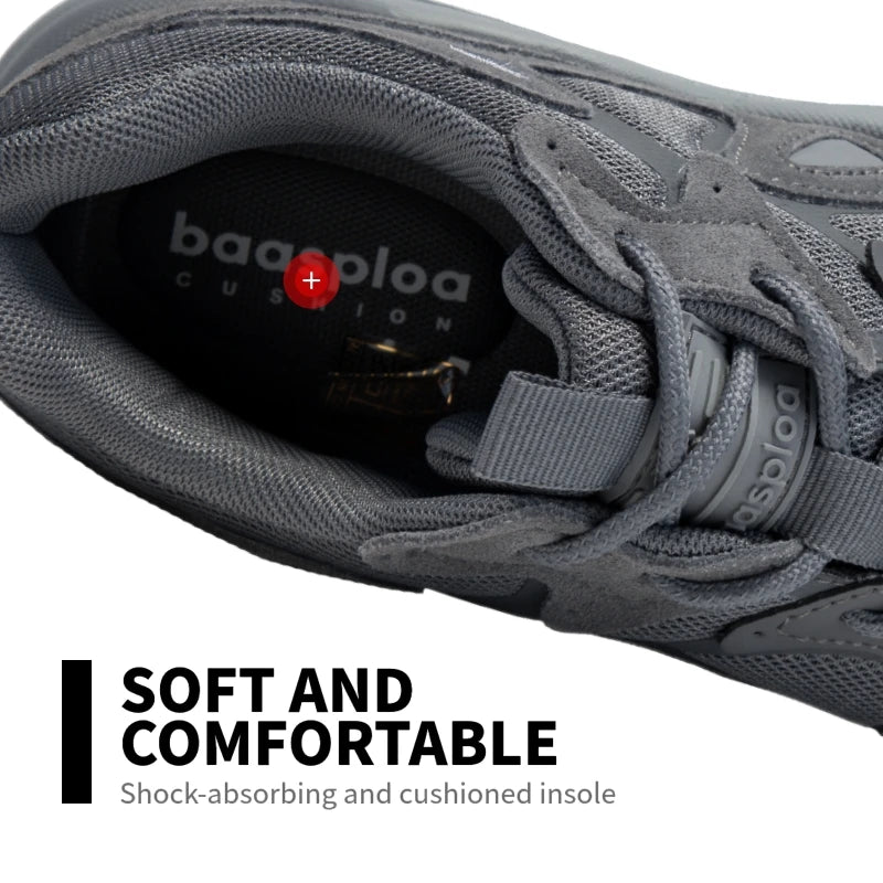 Tênis casuais masculinos, caminhada, malha respirável, conforto, esportivos, rendas, antiderrapante