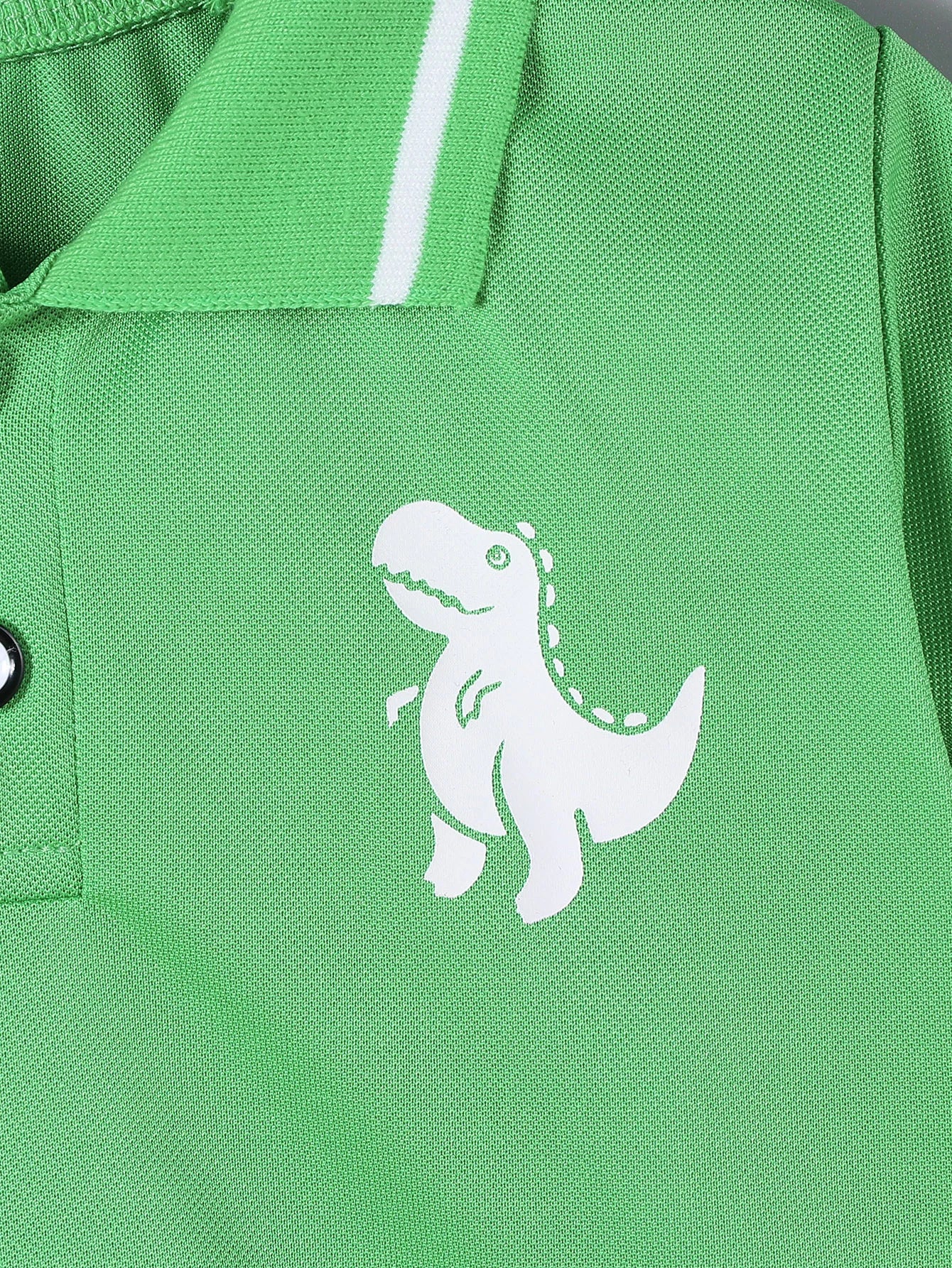 Conjunto infantil bebê menino, roupas de verão, casual, esporte, terno camisa polo + shorts 2 pçs, dinossauro impressão