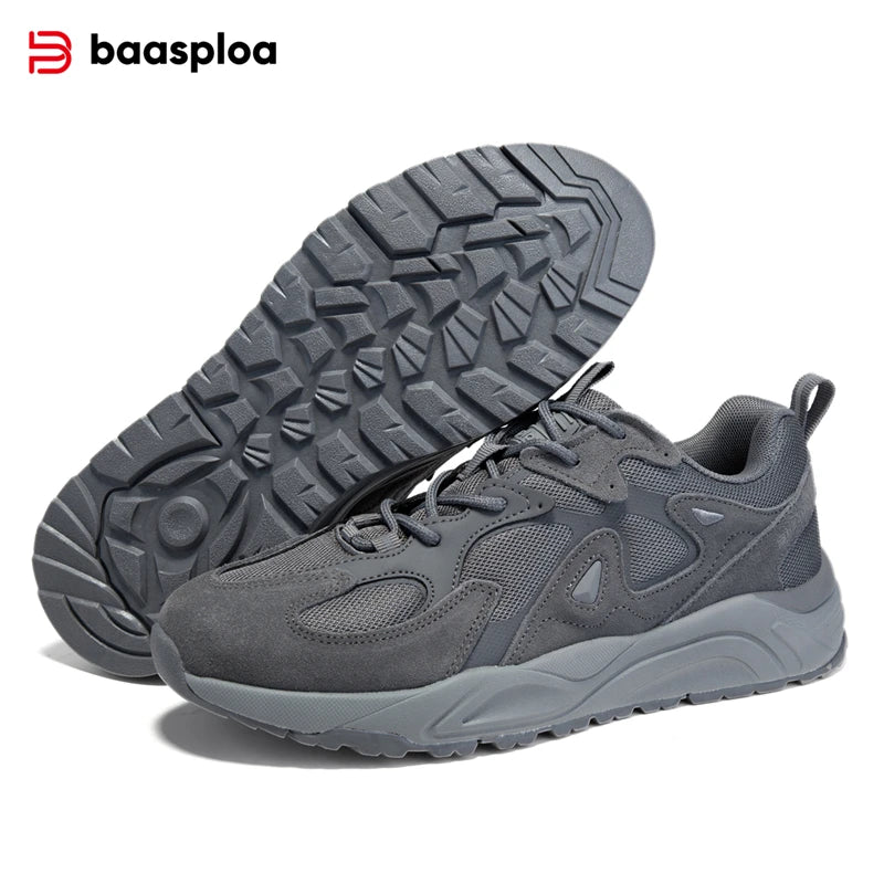Tênis casuais masculinos, caminhada, malha respirável, conforto, esportivos, rendas, antiderrapante
