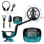 Detetor de metais subterrâneo com bobina de pesquisa à prova d'água IP68 de 9,8 polegadas