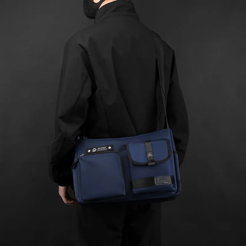 Bolsa de ombro masculina mochila ao ar livre grande capacidade casual na moda mensageiro sacos para homem bolso de hombre bolsa masculina