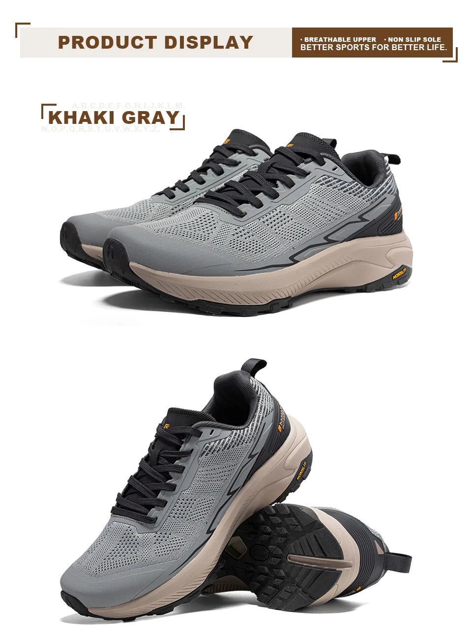Tênis masculinos de caminhada, de malha respirável, antiderrapante, resistente ao desgaste, leve, confortável, casual
