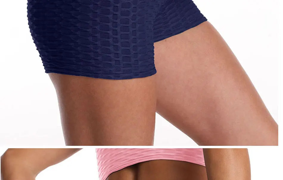 Shorts feminino de yoga, respirável, de três pontos, em jacquard, esportes fitness, levanta as nádegas, sexy,