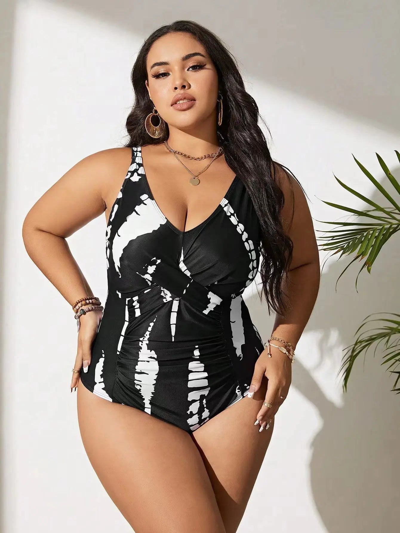 Maiô feminino sexy, tanga monokini, plus size, novo peça única de banho, bodysuit, beachwear 5xl
