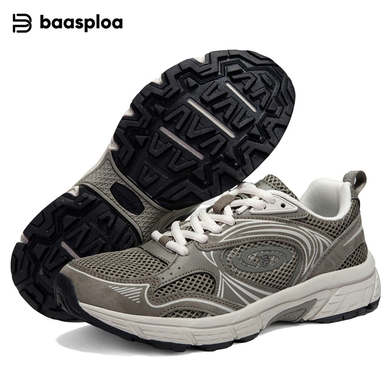 Tênis feminino, respiráveis, leves, brancos,  esportivos, malha de rendas, confortável, antiderrapante, para caminhada, corrida