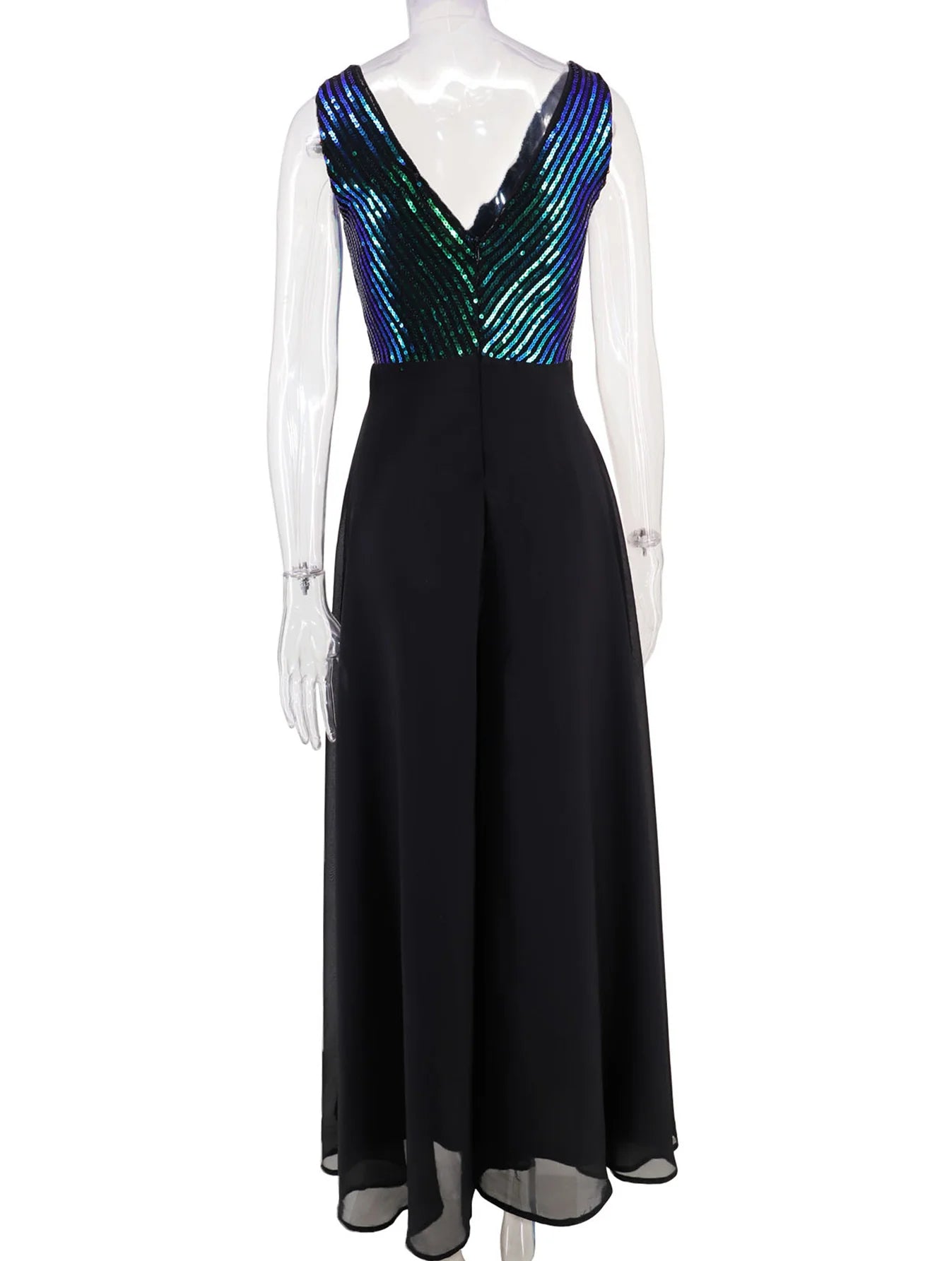 Vestido feminino, longo, maxi com lantejoulas, vestido para ocasiões festivas