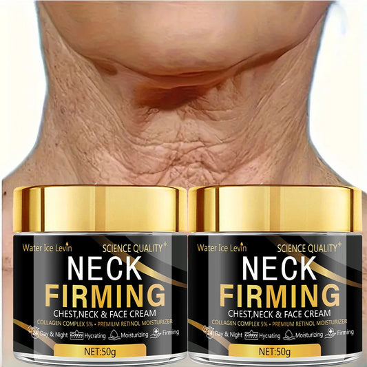 Creme Clareador e Hidratante com Colágeno e Retinol - Rosto/Pescoço (2 Peças) - Dia e Noite