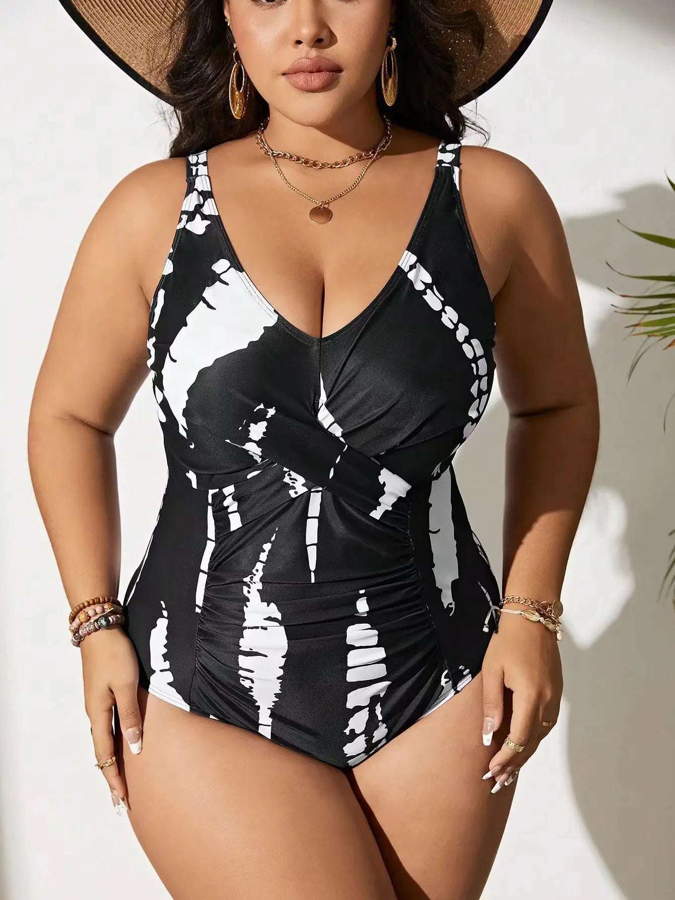 Maiô feminino sexy, tanga monokini, plus size, novo peça única de banho, bodysuit, beachwear 5xl