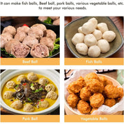 Máquina elétrica de fazer almôndega para preparar ingrediente fresco, como aparelho para bolinhos de peixe