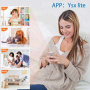 Mini câmera de vigilância da BRANCHES como câmera IP detector de som para monitoramento de crianças e pets