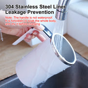 Caneca magnética automática com revestimento de aço inoxidável e sistema de prevenção de vazamentos