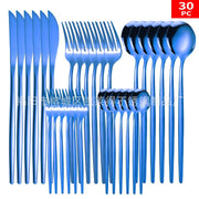 Conjunto de talheres dourados da GLORIA com 30 peças para mesas elegantes e sofisticadas