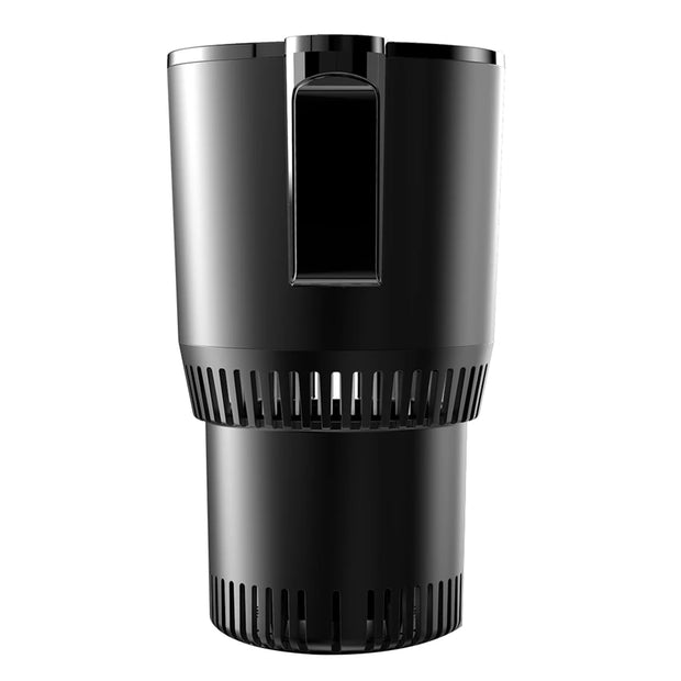 Copo inteligente aquecimento resfriamento em preto, ideal para manter bebidas na temperatura certa