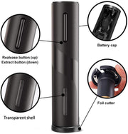 Saca Rolhas Elétrico Automático - Cortador de Rolha Inovador - O Badalo do sino