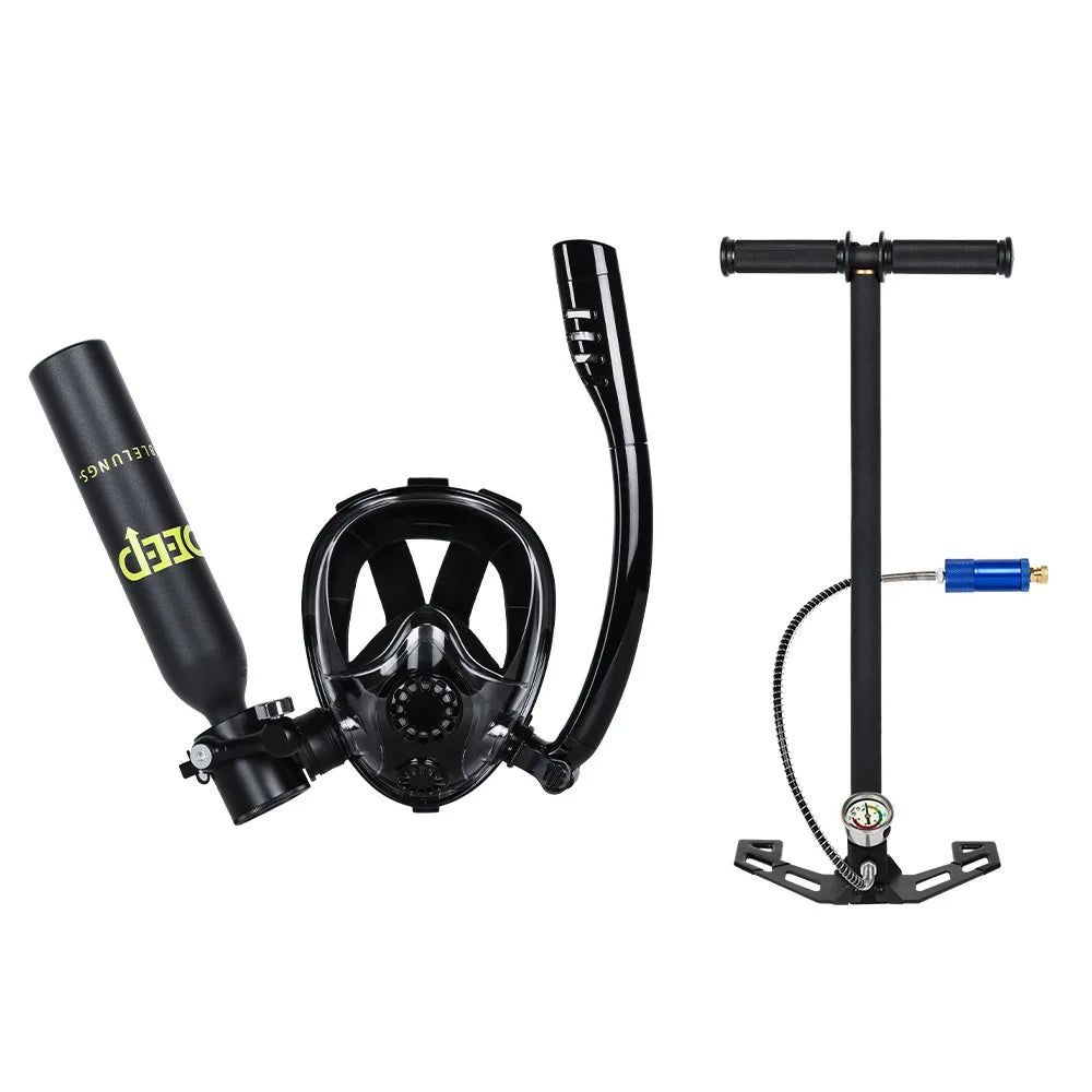 Máscara de mergulho snorkel ZOCI com design ergonômico e equipamento de mergulho eficiente