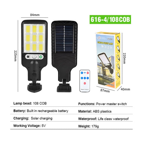 Lâmpada de LED Solar PDQ - Energia Solar para Ambientes Externos - O Badalo do sino