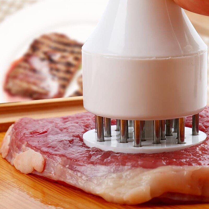 Amaciador de carne com pontas afiadas, uma ferramenta ultra afiada para cozinha perfeita para preparar carnes.