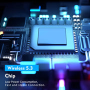 Chip Wireless 5.3 com baixo consumo de energia para fone com microfone para corrida