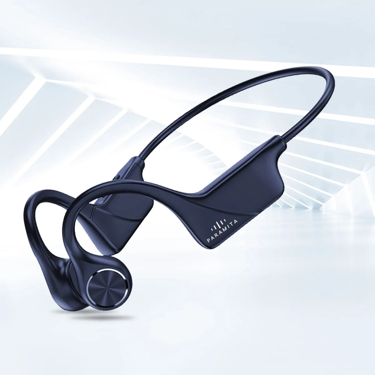Fone com microfone para corrida da STARSKY com design confortável e ajuste seguro para atividades físicas