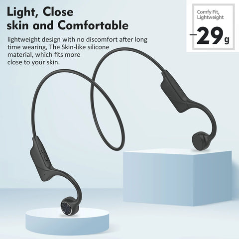 Fone com microfone para corrida STARSKY com design leve e confortável, ideal para treinos longos