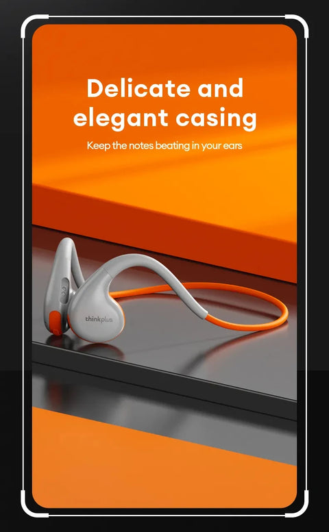 Fone de ouvido Lenovo X7 com design delicado e elegante, ideal para quem ama música