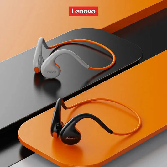Fone de ouvido Lenovo X7 em cores cinza e preto com design confortável para uso prolongado