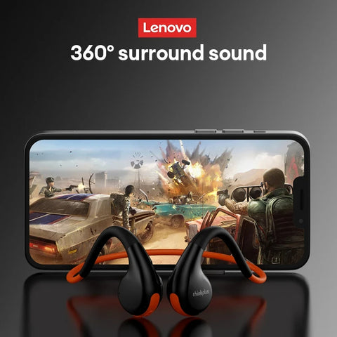 Fone de ouvido Lenovo X7 com som surround 360° para uma experiência imersiva em jogos e músicas