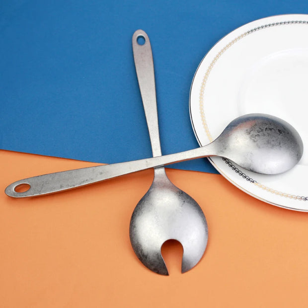 Conjunto de utensílios de cozinha LUCF com colher concha escumadeira em aço inoxidável