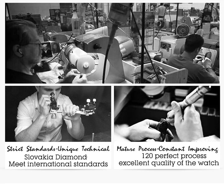 Artisans trabalhado em relojoaria, destacando o relógio feminino bling com diamantes sob altos padrões de qualidade