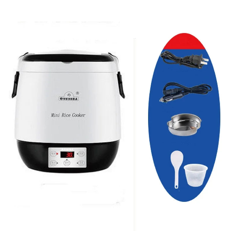 Panela de arroz elétrica LUOUPHEI com design compacto e panela de arroz antiaderente para cozinhar facilmente