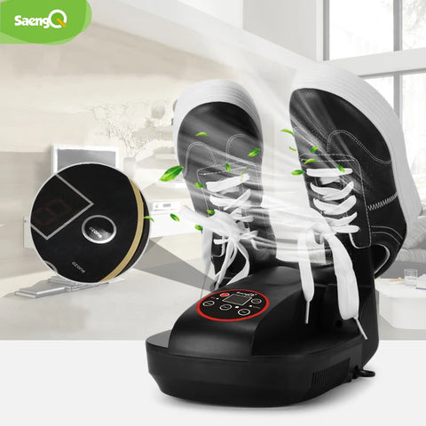 Secador de sapatos com anion da SAENGQ, ideal para eliminar umidade e odor de calçados