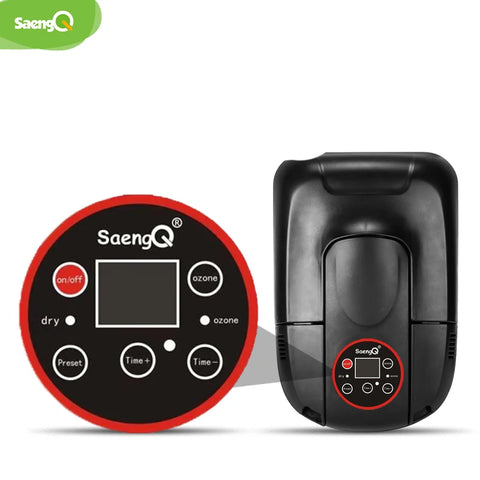 Secador de sapatos com anion da SAENGQ, com painel digital para controle de tempo e modo de secagem