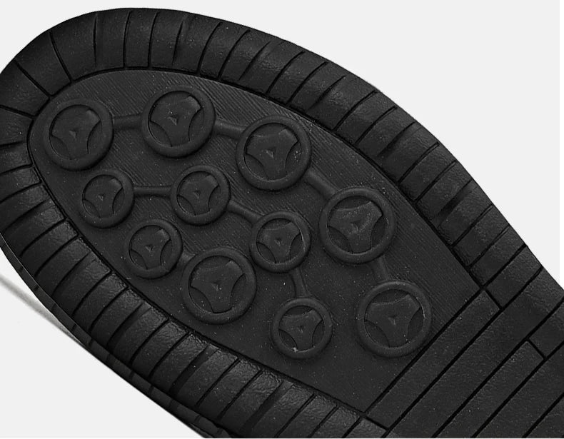 Sola de sapato masculino plus size com design antiderrapante e durável em borracha