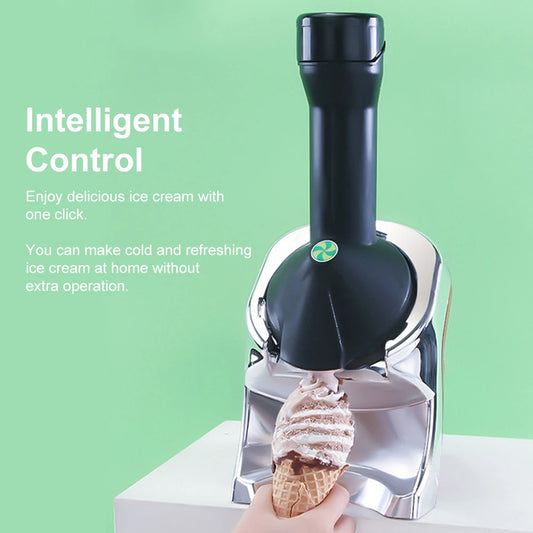 Máquina de fazer sorvete com controle inteligente, ideal como sorveteira para milkshake em casa